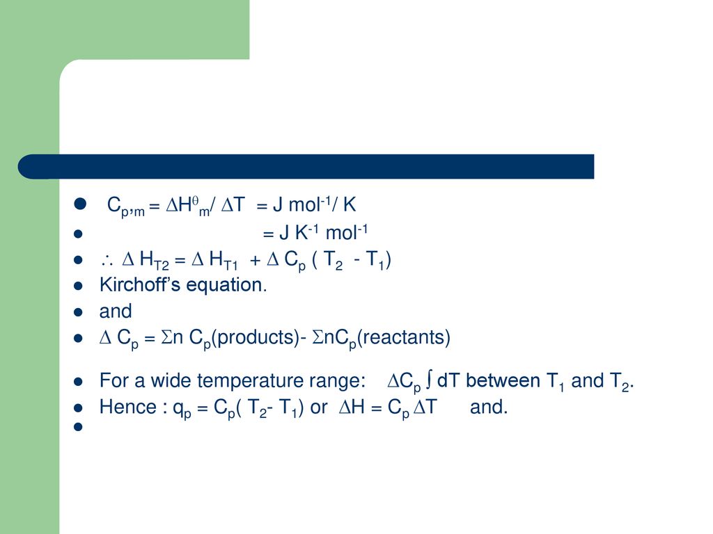 THERMODYNAMICS. Elements of Physical Chemistry. By P. Atkins ppt